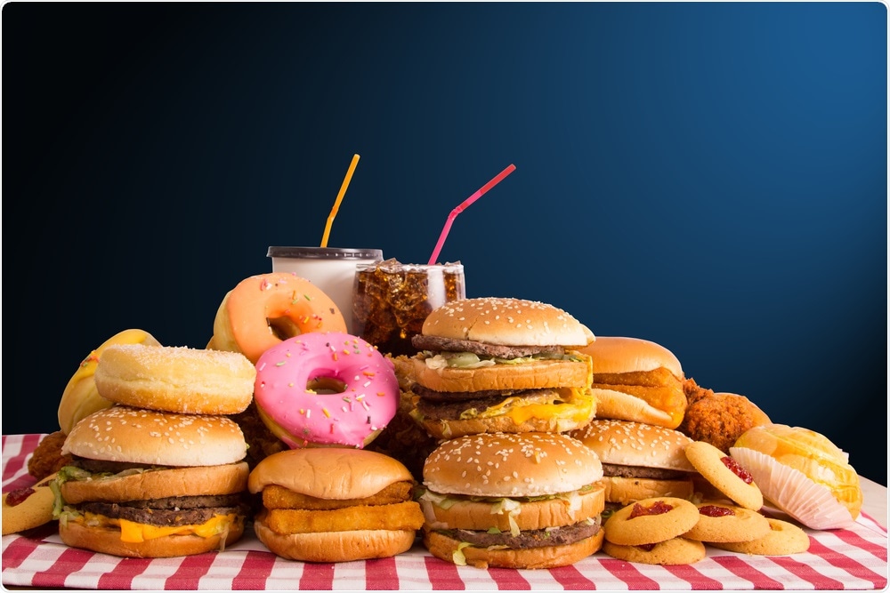 Junk food piled up - photo taken by ShutterOK Junk food piled up - photo taken by ShutterOK