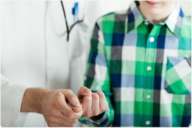 Finger prick blood test