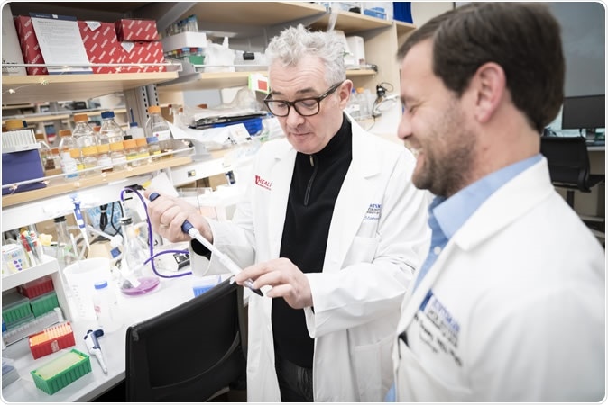 Martin McMahon, PhD (left) and Conan Kinsey, MD (right)