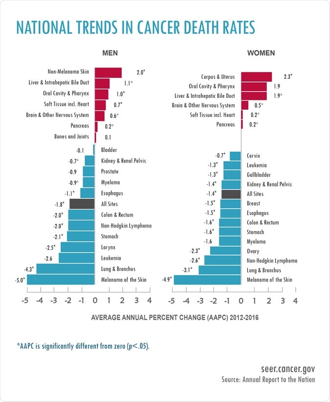 Annual Report to the Nation 2019: National Trends in Cancer Death Rates