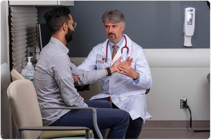 Dr. Alfonso Iorio, (right) lead author of the paper, professor health research methods, evidence, and impact at McMaster University and director of the Hamilton-Niagara hemophilia program at Hamilton Health Sciences.