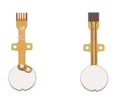 Preconfigured piezo transducers with PCB flex board connectors.