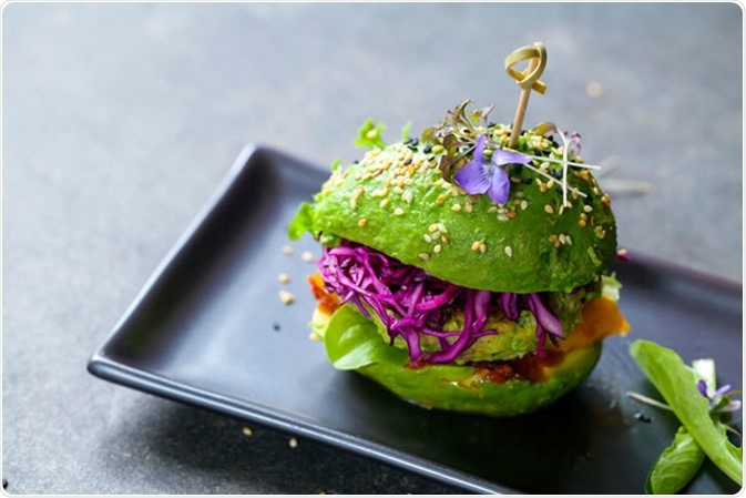 Vegan burger. Image Credit: Magdanatka / Shutterstock