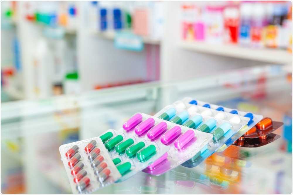 Packets of antibiotics