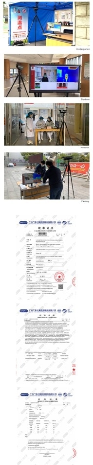 Firetinas thermal scanner breaks the track record in measuring body temperature