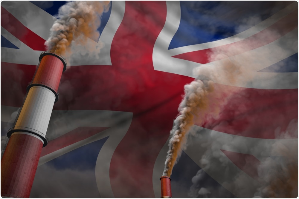 Long-term exposure to air-pollution and COVID-19 mortality in England: a hierarchical spatial analysis. Image Credit: Anton Medvedev / Shutterstock