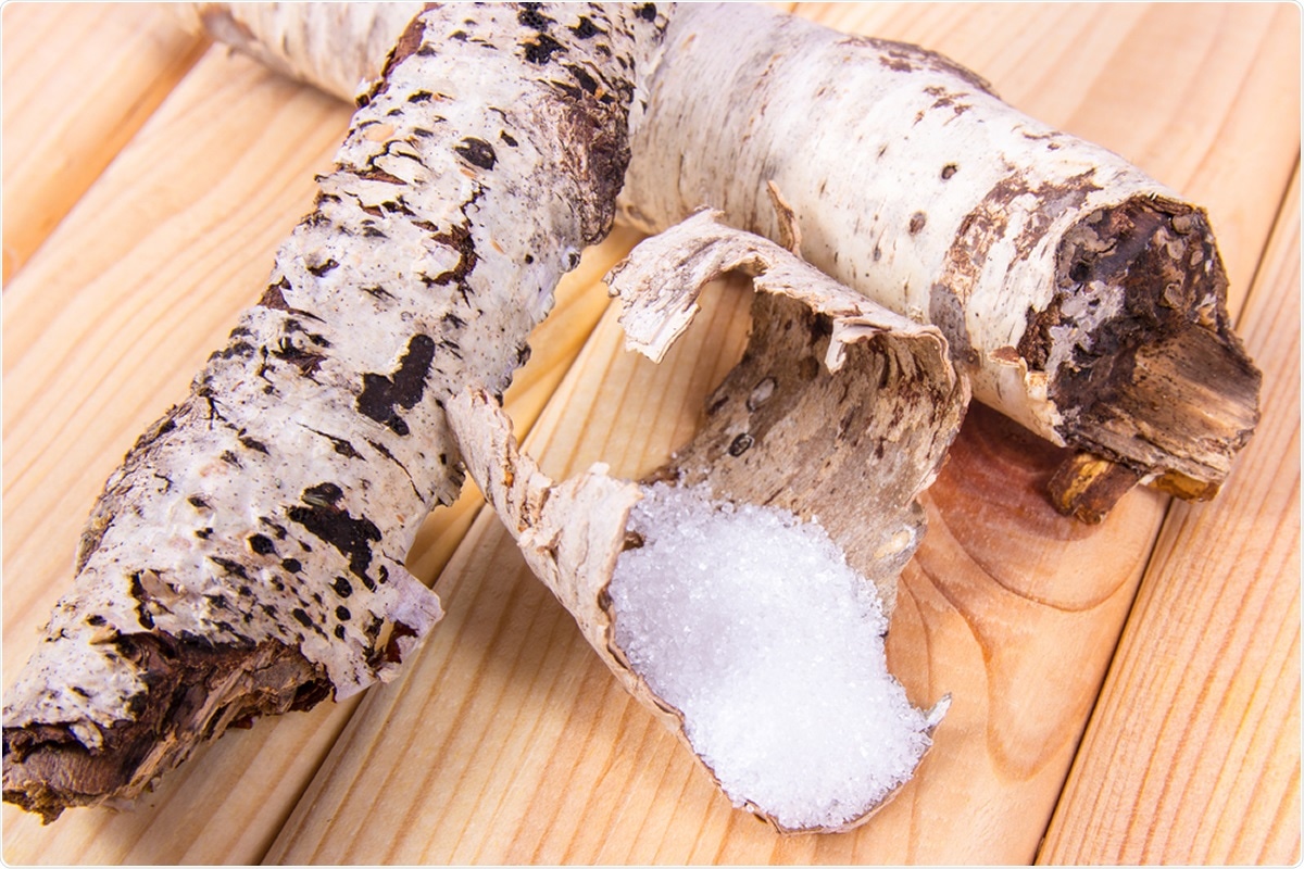 Xylitol is used as a sugar substitute in such manufactured products as drugs, dietary supplements, confections, toothpaste, and chewing gum, but is not a common household sweetener. Image Credit: morisfoto