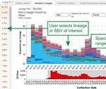 COVID-19 CG tracks local SARS-CoV-2 mutations by geographical location
