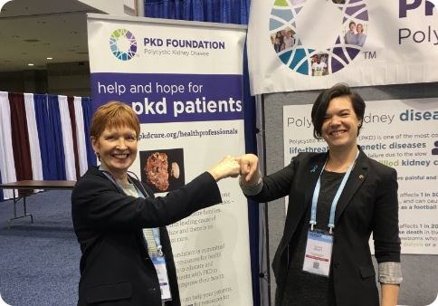 PKD charity fist bump