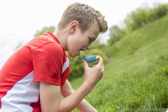 teenager boy in sportswear run outside