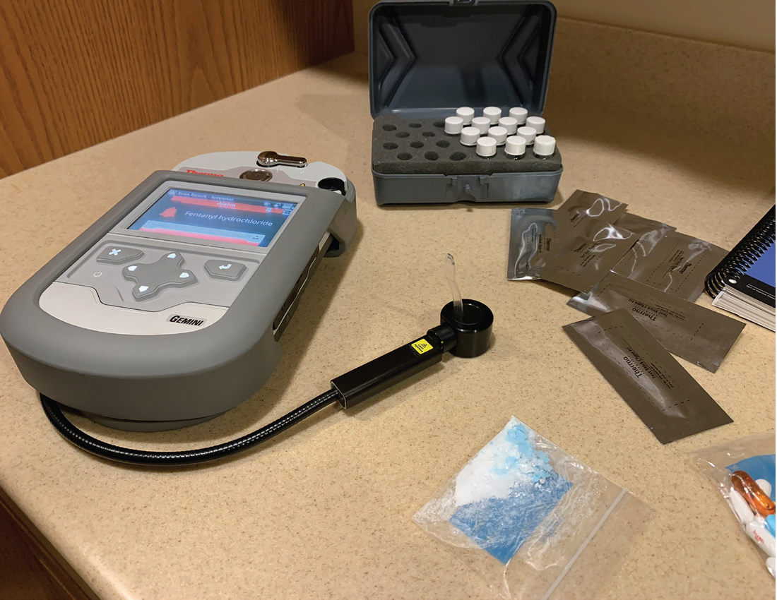 Detecting low doses of lethal opioids