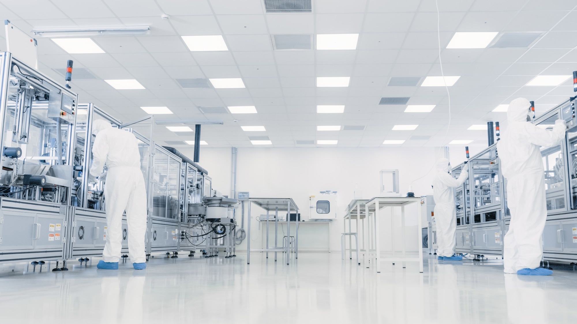 Automated disinfection for sterile facilities