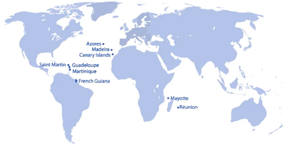 Map of European Outermost Regions3