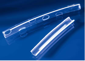 Examples of Catheter Tubing - One Showing a Wear Scar