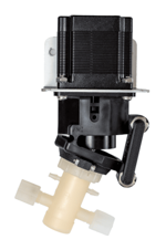 Miniature pump for precise microfluidic control and dispensing