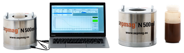 Large volume separations with SEPMAG® N