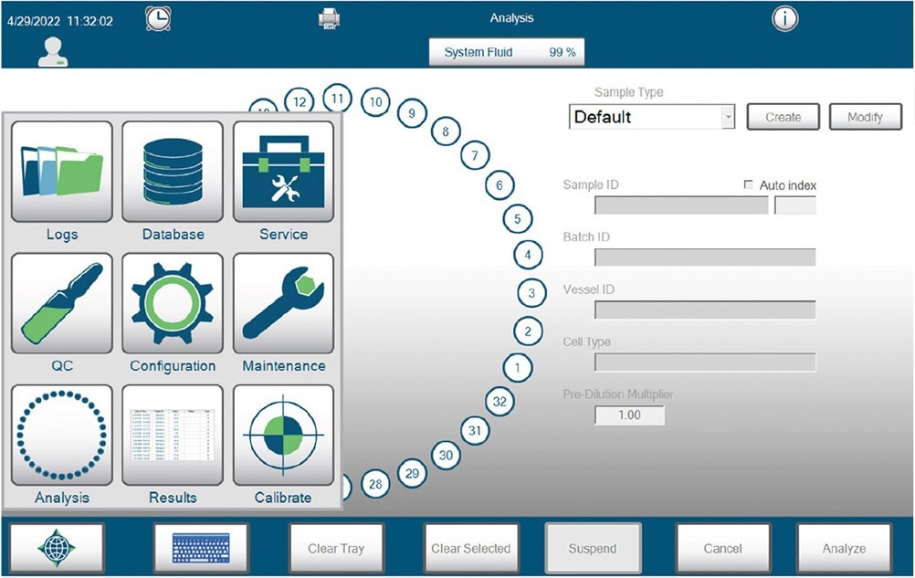 ULTIMA Automated Cell Density/Viability Analyzer