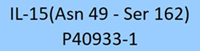 Human IL-15 protein with GMP certification