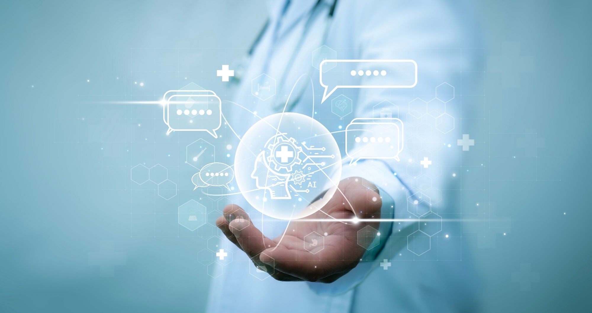 Automating hybrid collective intelligence in open-endedmedical diagnostics