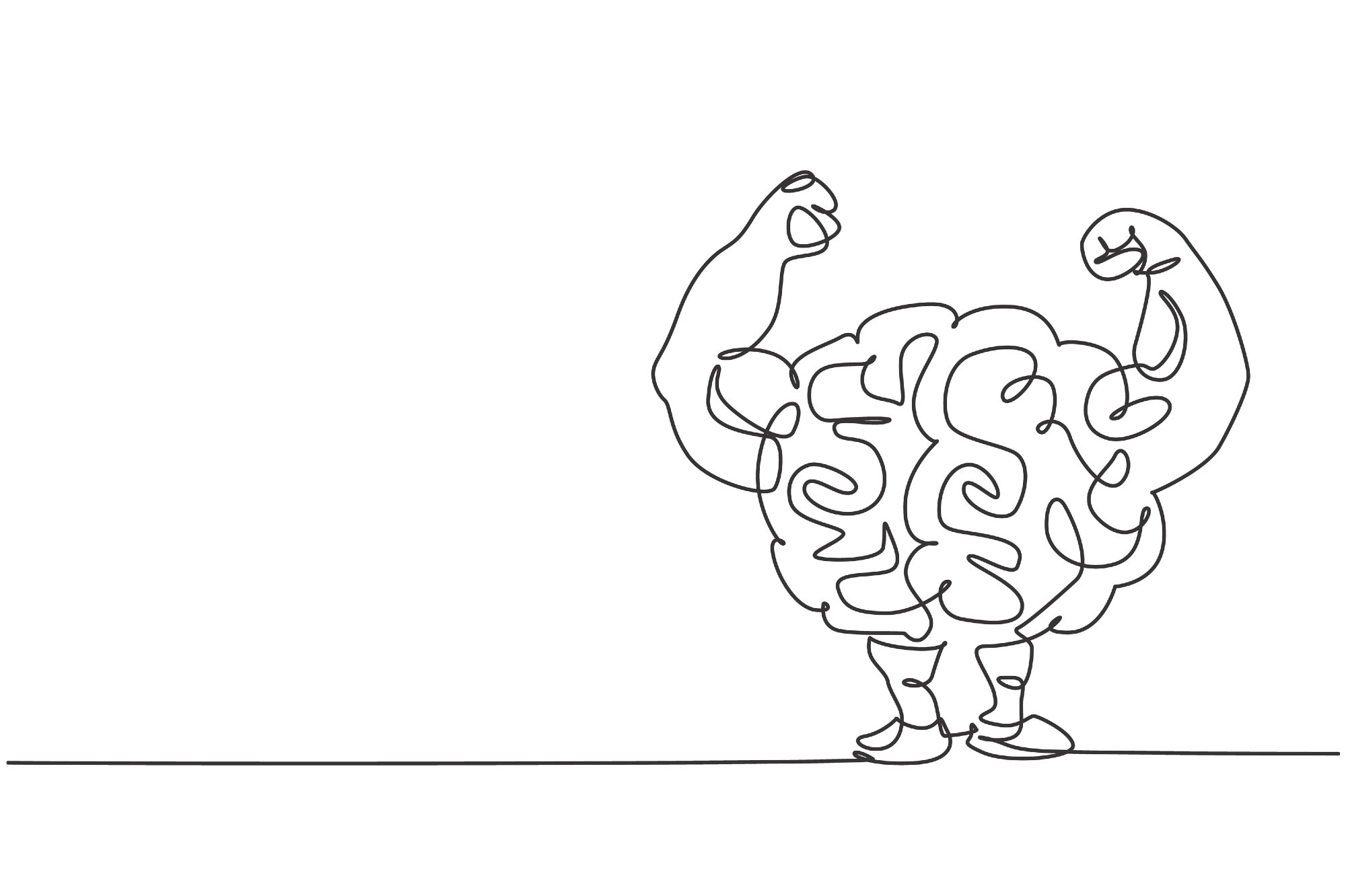 Study: Body mass index–dependent shifts along large-scale gradients in human cortical organization explain dietary regulatory success. Image Credit: Simple Line / Shutterstock