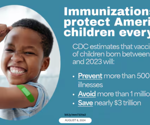 Childhood vaccinations save trillions in societal costs while preventing millions of illnesses and deaths