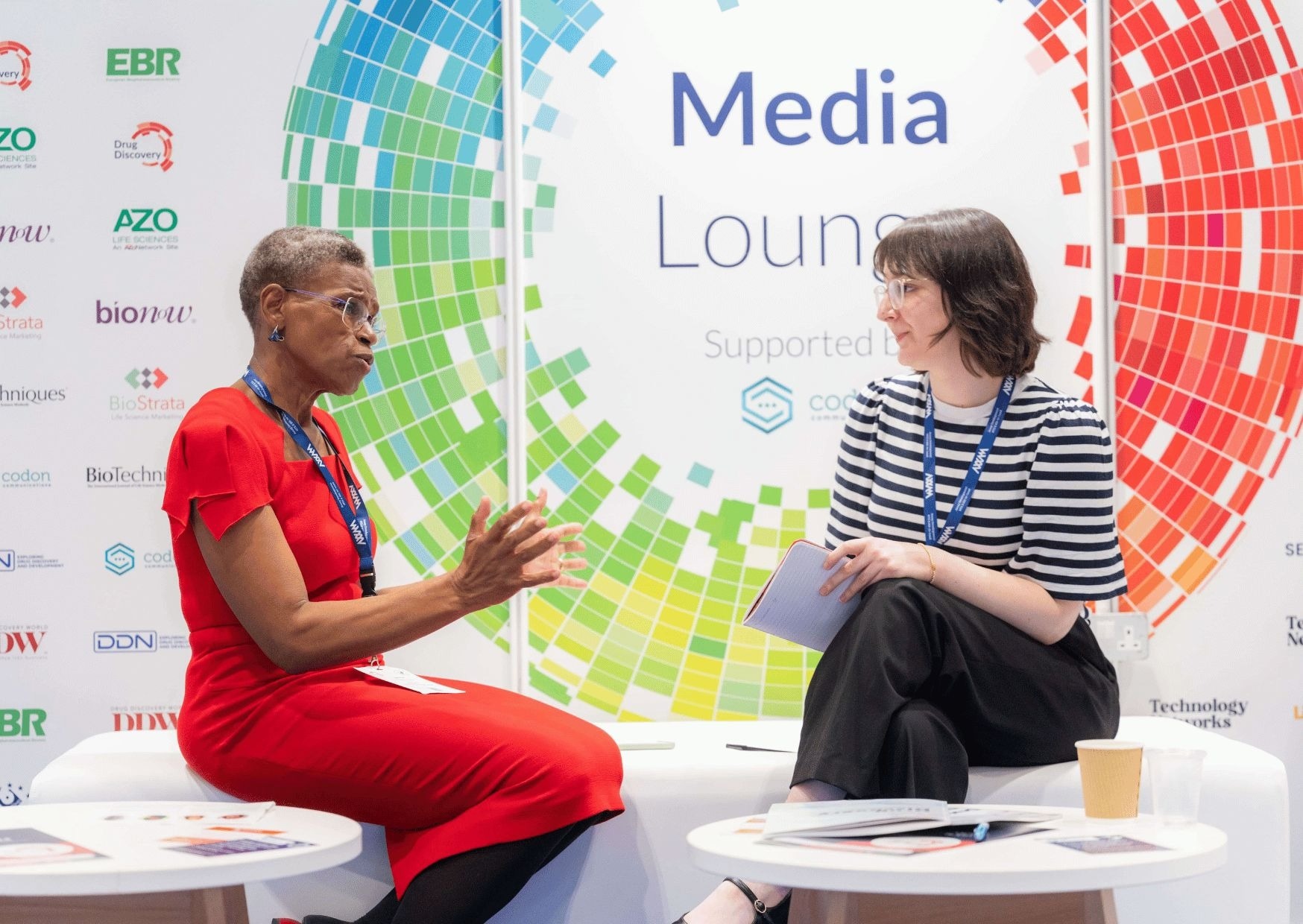 Danielle Ellis interviewing Ijeoma Uchegbu