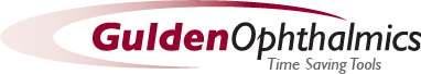 Gulden Ophthalmics logo.